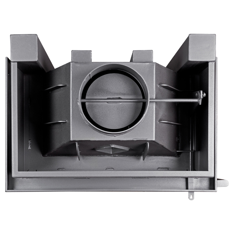 Каминная топка Экокамин АЛЬФА 700 три стекла подовая (миниатюра)